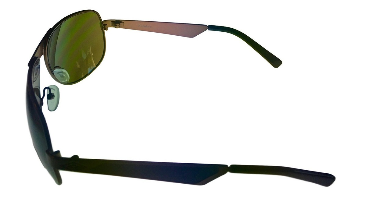 ★UMBRO★ LIGHT SHELL Light Shell Beige UQ223ESA47 UQ223ESA4 Umbro Sunglasses Unisex GS23 CE Metal Aviator Wrap Brown