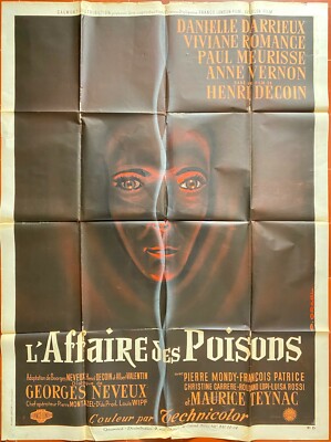 Plakat L´Affaire Des Gifte Decoin Danielle Darrieux Viviane Romance 120x160cm