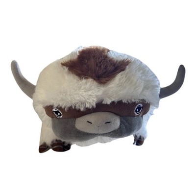 Avatar The Last Airbender Appa Flying Bison Plush Stuffed Animal White Brown 18''