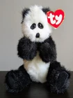 Ty Beanie Baby Attic Treasures Checkers the Panda 1993 Retired Vintage 8" Plush