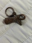 Vintage Cowboy Boot Fob Keychain Metal Western Cowgirl — photo 6
