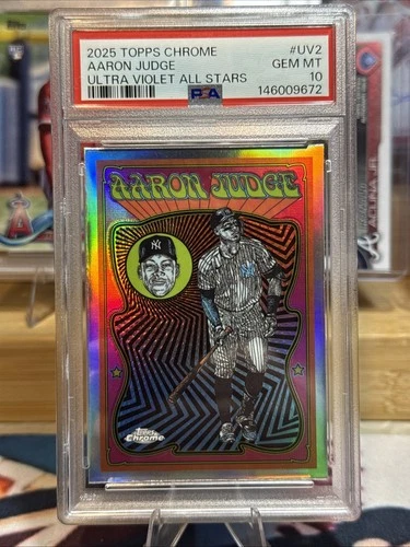 2025 Topps Chrome - Ultraviolet All-Stars Aaron Judge SSP Case Hit PSA 10 #UV-2