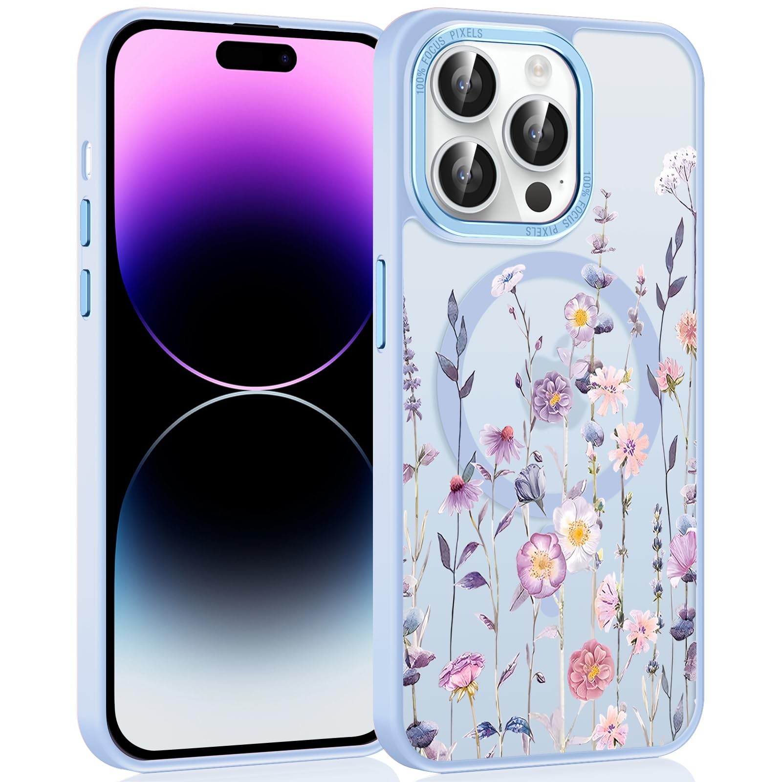 Coque iPhone 16 Pro 6,3" magnétique antichoc avec protection de caméra surélevée