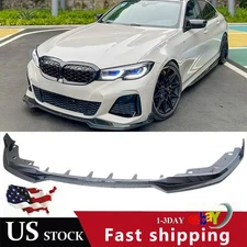 Front Bumper Llp Carbon Fiber Style For 2019-2022 BMW G20 3 Series 330i M340i M
