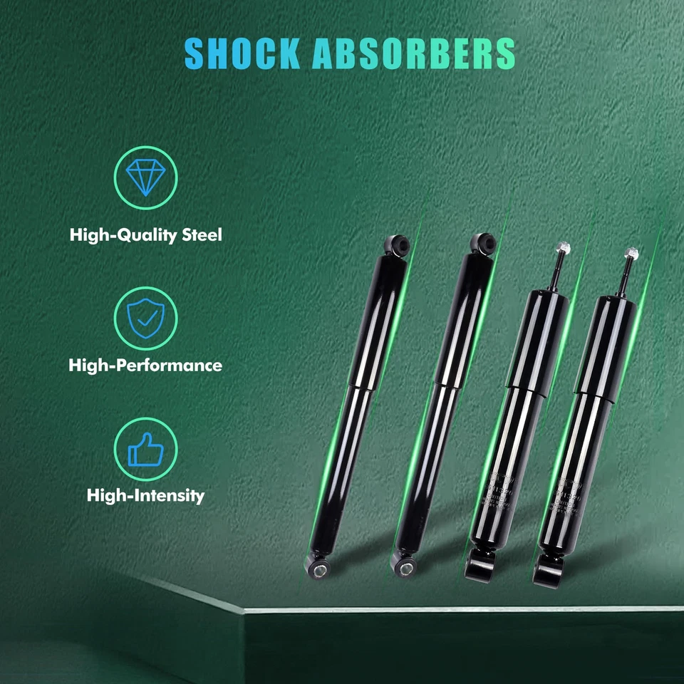 4x Fit For 2000-2003 Mitsubishi Montero Sport 4WD RWD Front Rear Struts Shocks - Image 2 of 4