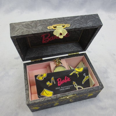 Vintage Fossil CHARMING BARBIE Watch w/ COA Jewelry Box  display picture 1