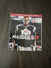 XBOX ONE Cover Art Only Madden NFL 18