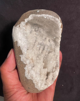Apophyllite choral cluster in martix W/ formation of Geode spiceman