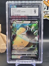 Snorlax V #141 Holo 2020 Pokemon Sword & Shield CGC 9 Mint (CB) on eBay