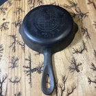 Griswold No # 3 Large Block logo 709 B Cast Iron Skillet Frypan  USA Restored
