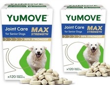 2-Pack of 120 YuMOVE Senior Dog MAX Strength Joint Supplement -Total 240 Tablets