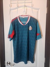 Mexico Soccor Futbol Jersey Green Mens Size Large