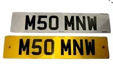 Private Number Plate M50 MNW for Sale.