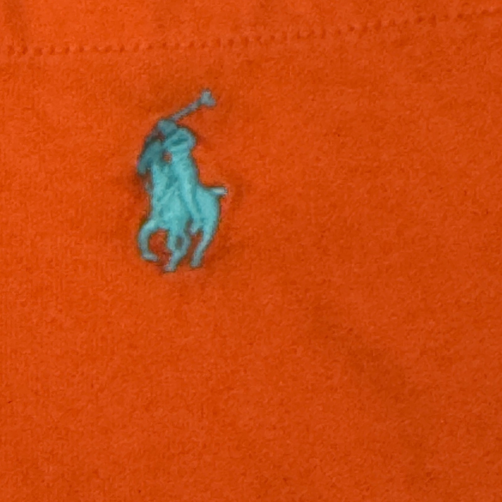 PONY Polo Ralph Lauren maglietta uomo cotone manica corta con tasca 2XB arancione chiaro