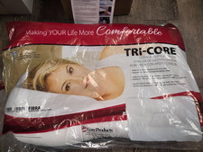 Core Products Tri-Core Cervical Support Pillow for Neck Pain, Orthopedic Contour