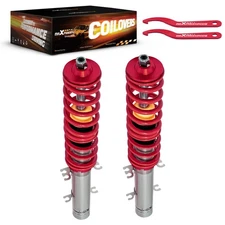 2x Front Coilovers Struts for Golf GTi 98-07, Jetta MK4 99-04, Beetle 98-10 FWD
