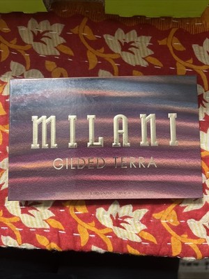 Milani Gilded Terra Eyeshadow Palette 0.32 Oz 15 Colors Matte Shimmer Blendable