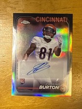 2024 Topps Chrome Jermaine Burton #RA-JB Rookie Auto RC