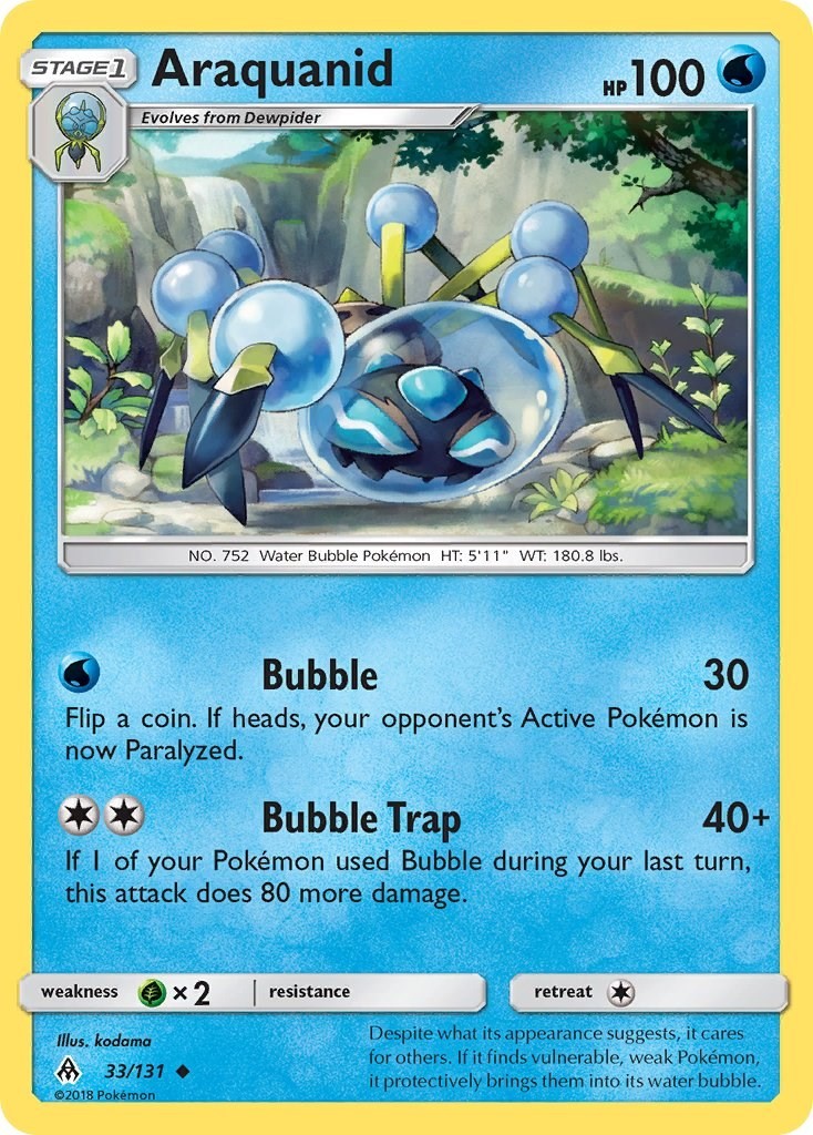 Araquanid - 33/131 - LP - SM - Forbidden Light