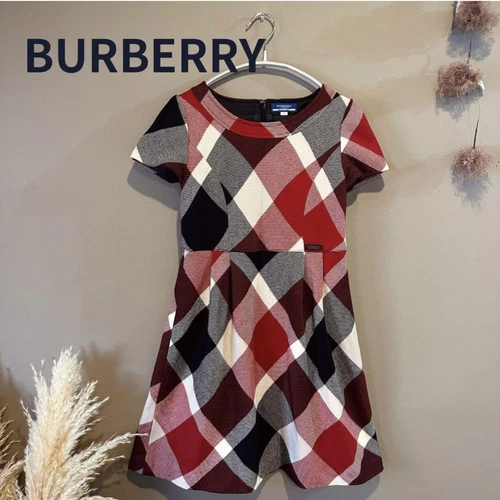 Abito Burberry Blue Label al ginocchio Nova check lana 38 M (US:S) 040082d