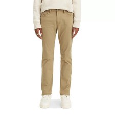 Levi  s 511 Slim All Seasons Tech Pants Tan Straight-Leg Stretch 28x30 Pockets