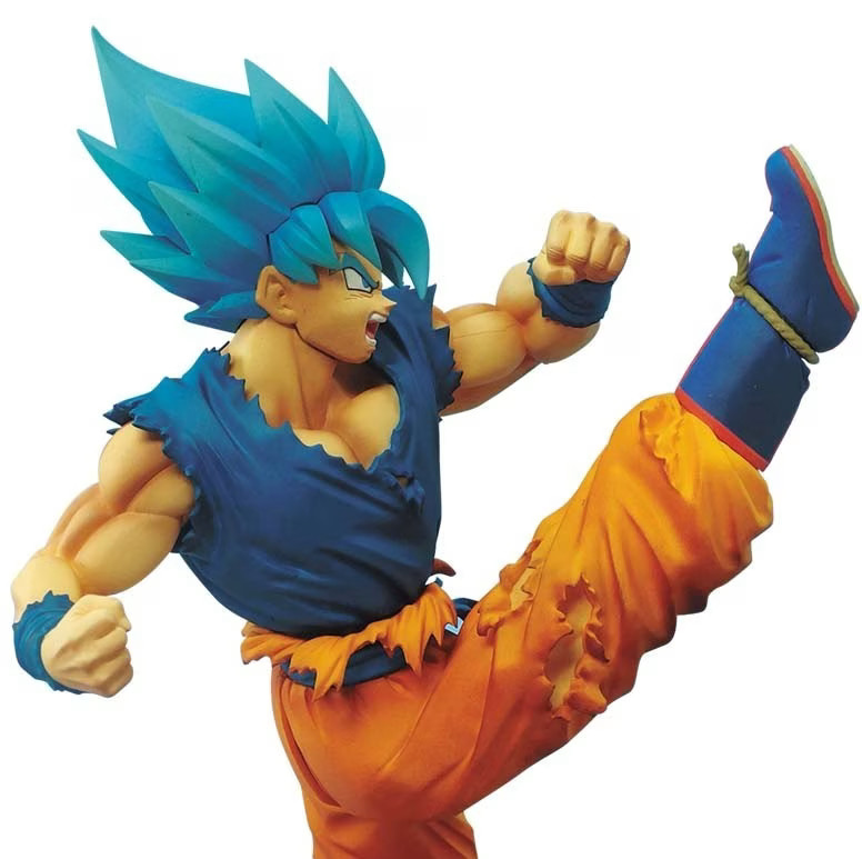 Goku SSJ God Figurine Dragon Ball Super Z Battle collection Saiyan en PVC