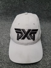 PXG Parsons Xtreme Golf Hat Cap Strap Back Mens One Size Gray Black Embroidered