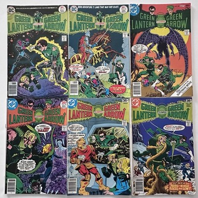 Green Lantern - Green Arrow #91, 92, 96, 98, 103, 106 (DC Comics 1976-1978)