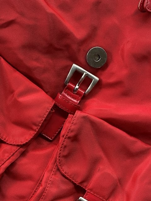PRADA Backpack B6677 Nylon VELA Backpack Red Red ROSSO from japan thumbnail 3