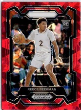 2024 Prizm Draft Picks Red Ice Reece Beekman 83