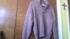 Vtg Lord Jeff Sweater M British 100% Fine Worsted Wool USA Ribbed Shawl Collar — photo 4