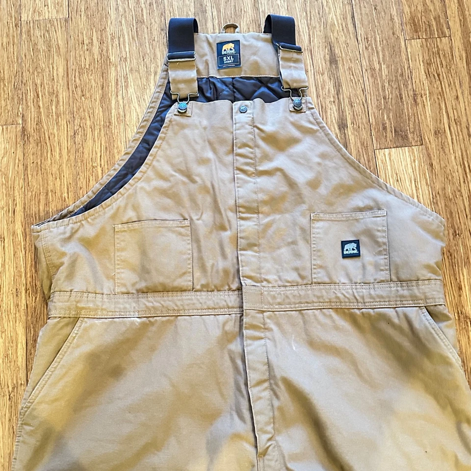 Berne Workwear Heritage Aislado Pato Babero Mono Para Hombre Talla 5XL B415BD Foto 2 de 4