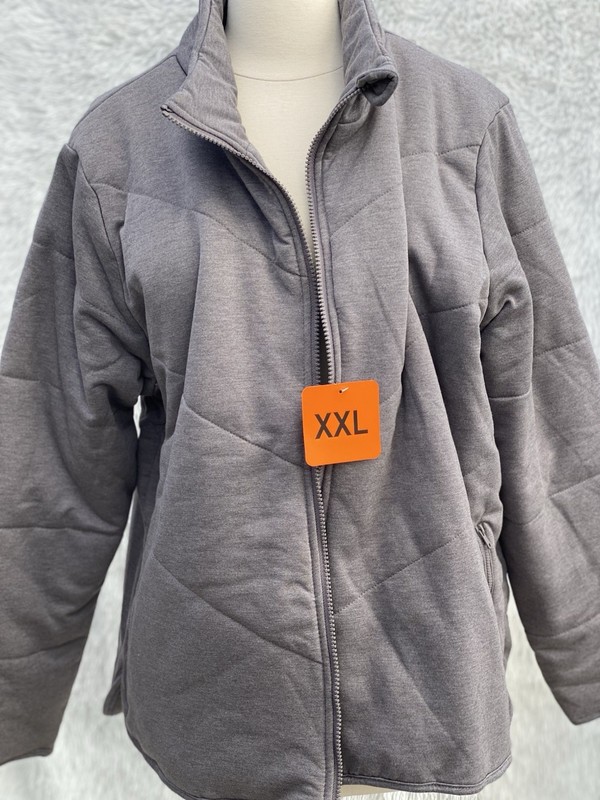 New Three Dots Ladies' Quilted Jacket in size 2X with front pockets