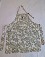 Tommy Bahama Full Length Chef's Apron Green Palm Tree Print