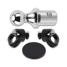 60618 Puck System Gooseneck Hitch Ball Kit with Case 38K 2 5/16 Ball Hitch Co...
