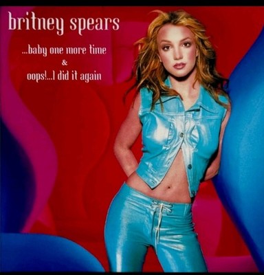 Tiny Vinyl Baby One More Time  Oops!.I Did It Again.  Britney Spears 