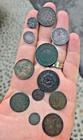 Lot of 12 - SILVER Seated Liberty Quarter, Draped Bust half cent, Braided Hair +