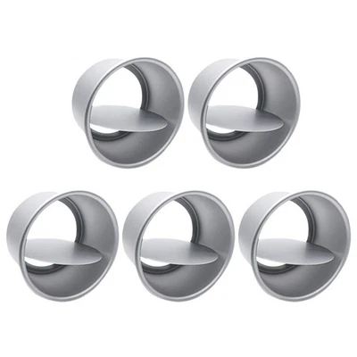 5 Pcs Runde Torten Formen Kuchenform Set Kuchenbackblech Zum Backen - Bild 1 von 4