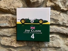 Jim Clark F1 Canvas 20cm Wall Decor Art Helmet Lotus 25 1963 F1 Gift