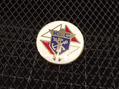 #ad quot;KNIGHTS OF COLUMBUSquot; FREE SHIP Lapel Hat Pin Enamel GUARANTEED FOR LIFE $14.95