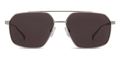 Alexander McQueen AM0477S Sunglasses Male Silver  59mm New 100% Authentic