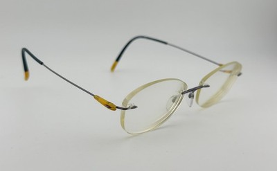 SILHOUETTE 5500 70 5040 Rimless Gray Titanium Eyeglass FRAME ONLY Austria 17-140
