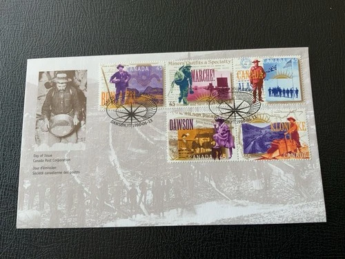 Canada 1996 #1606a-e Yukon Gold Rush - FDC