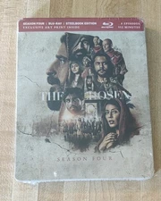 The Chosen Season 4 Steelbook Blu-ray + Art Print Brand New Sealed