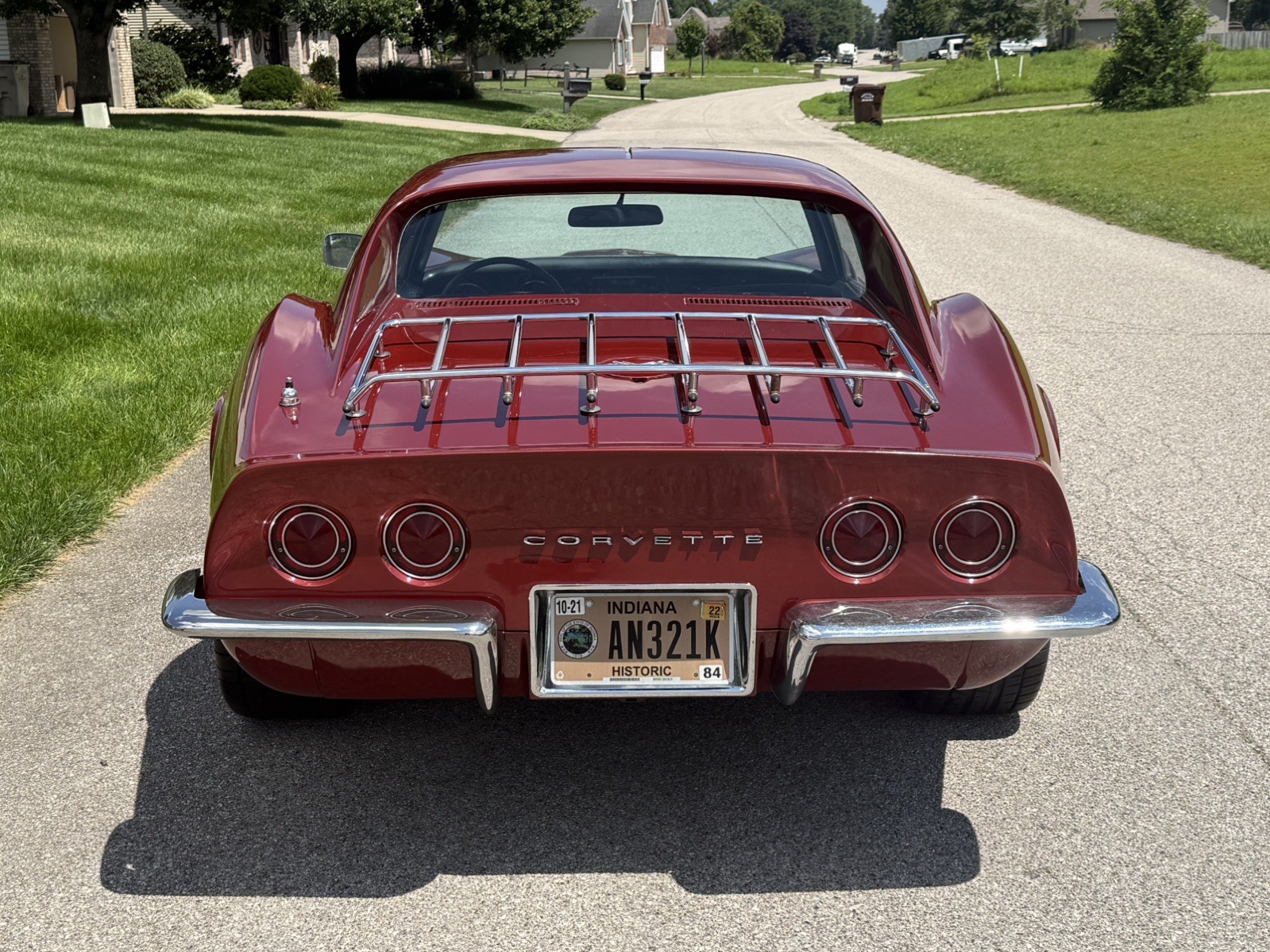 1968 Burgundy Chevrolet Corvette   | C3 Corvette Photo 9