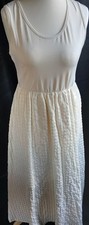 SHEIN Women's CREAM Basketweave Design Midi dress BRAND NEW STOCK- EU L/UK 12-14