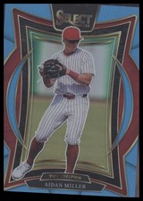 2025 Panini Select #23 Aidan Miller Light Blue Prizms #/199