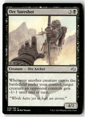 #78 - Orc Sureshot - Uncommon WB1 U Lightly played