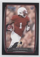 2013 Bowman Black David Amerson #217 0w8
