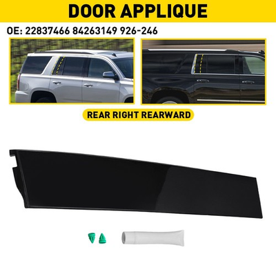 #ad #ad Door Pillar Window Trims Applique for Chevy Tahoe GMC Yukon Cadillac 2015 2018 $30.39